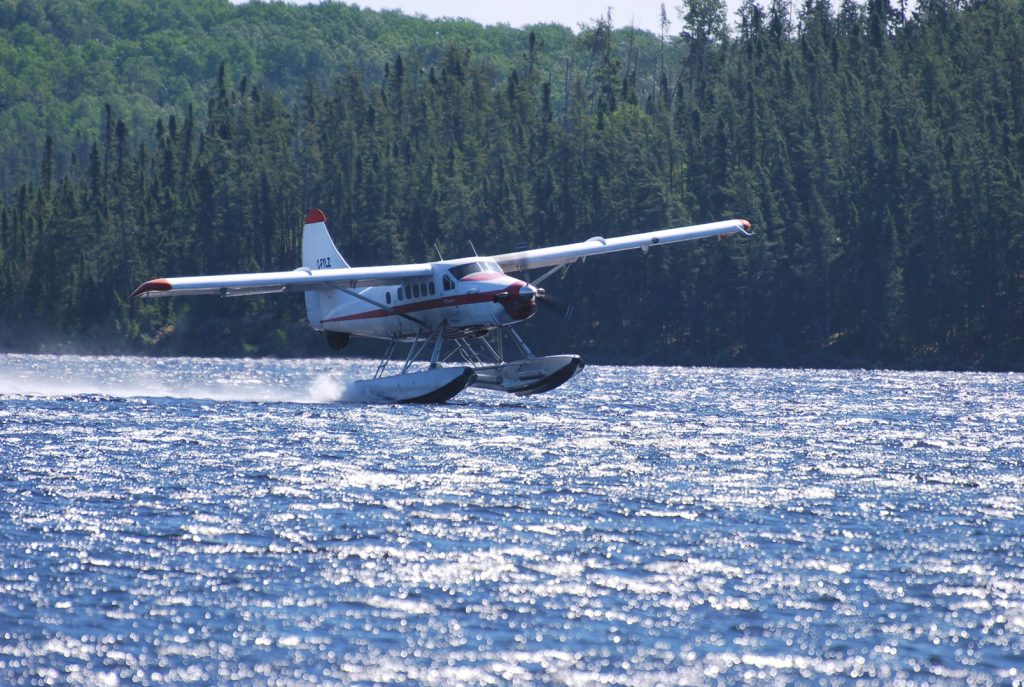fly in fishing seaplane at Mattice Lake Outfitters